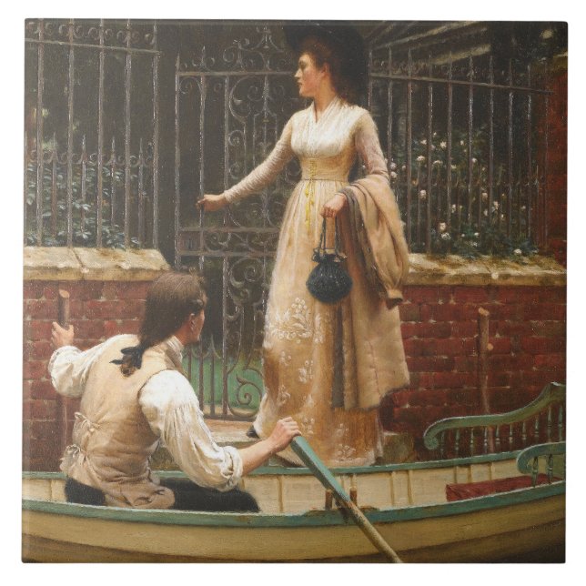 The Elopement (Romantic Date) (por E.B. Leighton) (Frente)