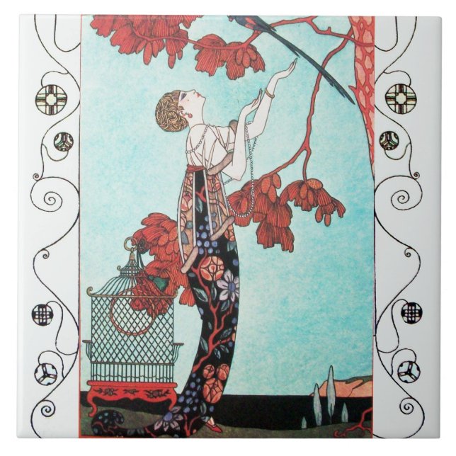 THE FLIGHTY BIRD ,BEAUTY FASHION/ Geometric Swirls (Frente)