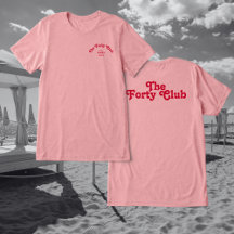 The Forty Club Rosa Oversize 40º Festa de Aniversá