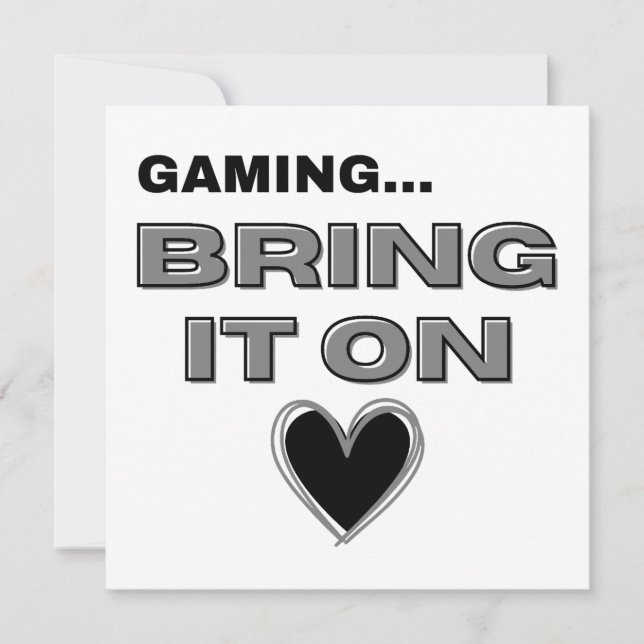 The Gamer Note Card  (Frente)