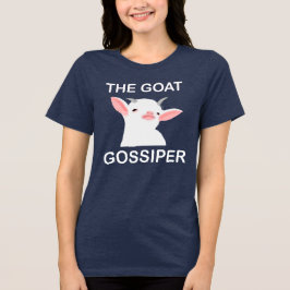 The Goat Gossiper Funny Goat Illustration