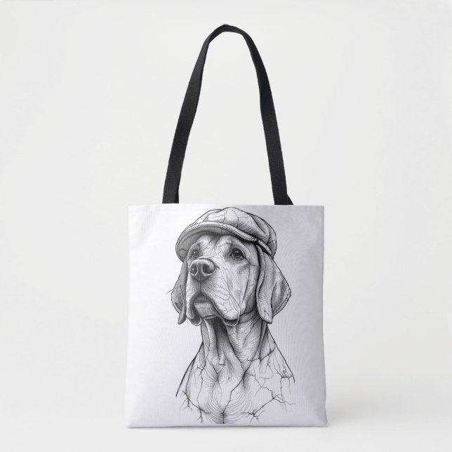 The Golden Soul: Marble Retriever Pet Tote Bag (Frente)