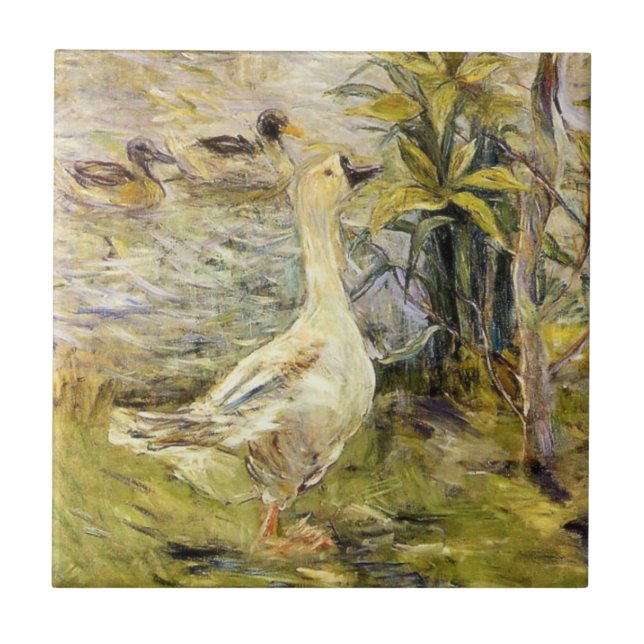 The Goose (por Berthe Morisot) (Frente)