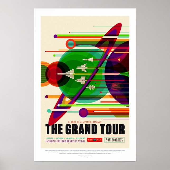 The Grand Tour, Travel Poster (Frente)