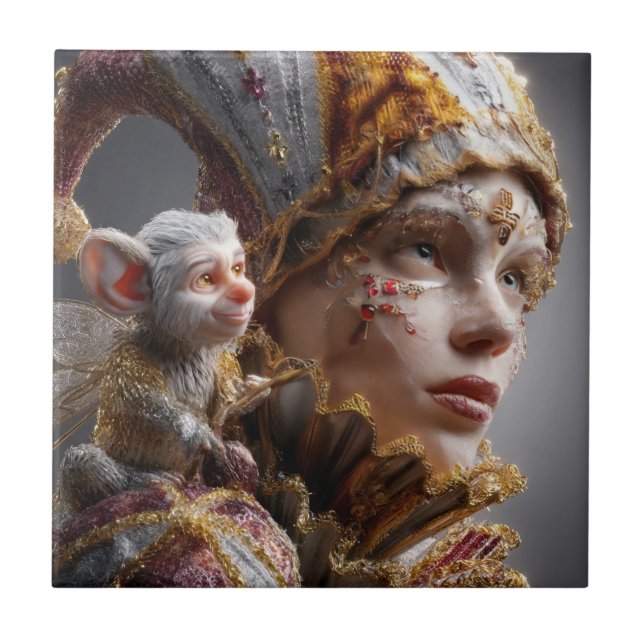 "The Harlequin Monkey with Magic Wings (Frente)