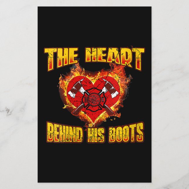 The Heart Behind His Boots | Firefighter Lovers (Frente)