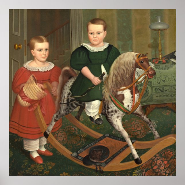 The Hobby Horse - Robert Peckham Fine Art Poster (Frente)