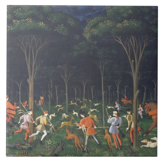 The Hunt in the Forest (por Paolo Uccello) (Frente)