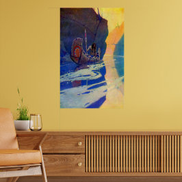 The Indian In His Solitude NC Wyeth 1907 Poster