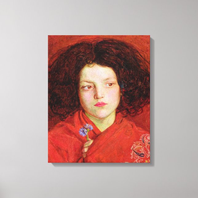 The Irish Girl, 1860 (óleo na canvas em b) (Frente)