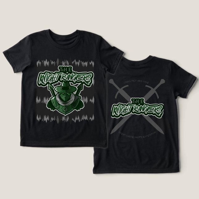 The Knight Rangers 2024-2025 Season T-Shirt Boys (Design Frente e Verso)