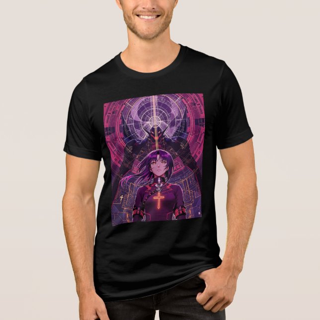 The Last of Us Anime Bella+Canvas Tri-Blend Shirt (Frente)