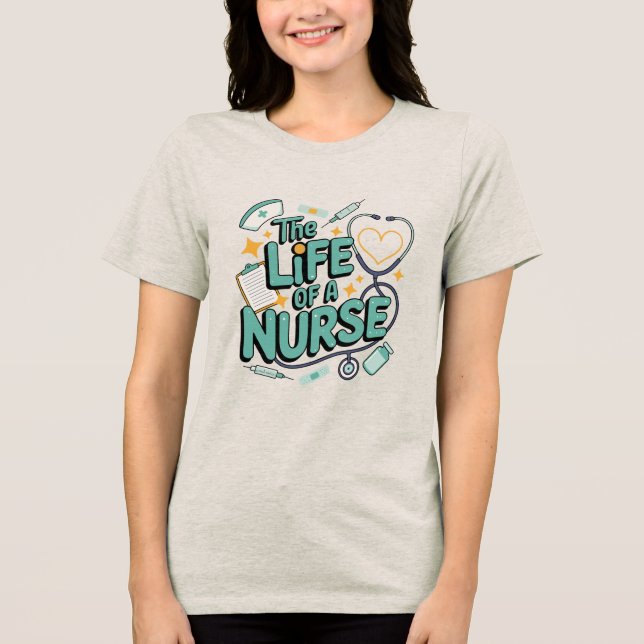 The Life Of A Nurse , nurse appreciation gifts (Frente)