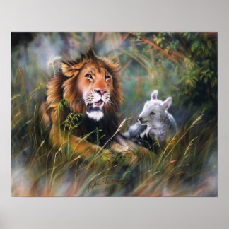 The Lion and Lamb Poster