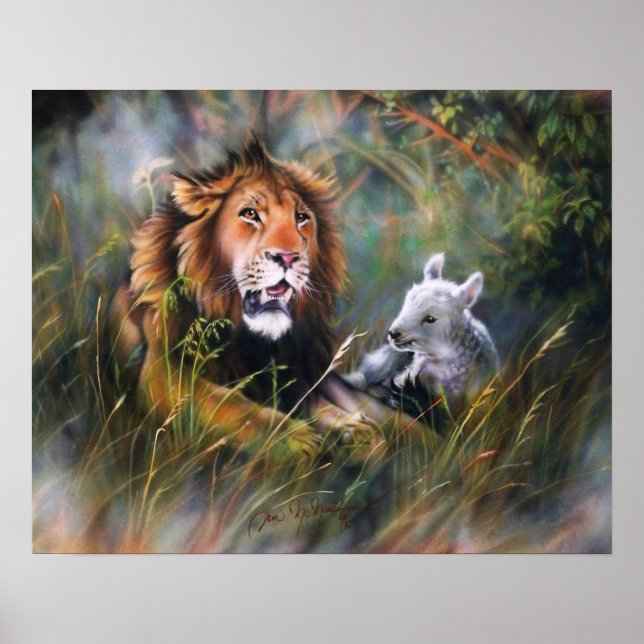 The Lion and Lamb Poster (Frente)