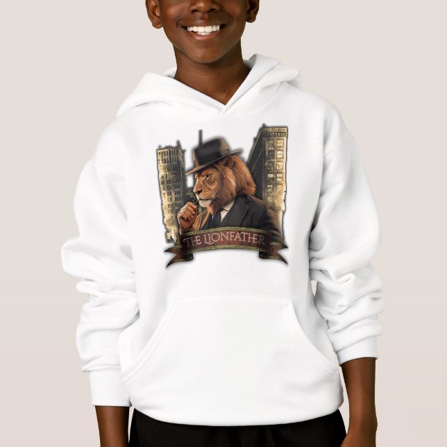 The Lionfather – Mafia Style Lion in Suit (Frente)