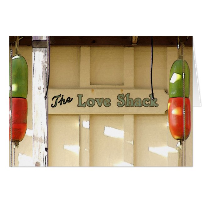 The Love Shack - Cartão (Frente Horizontal)