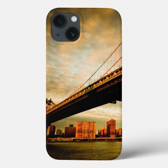 The Manhattan bridge view from Brooklyn side (NYC) (Verso)