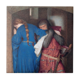 The Meeting on Turret Stairs (por F.W. Burton)