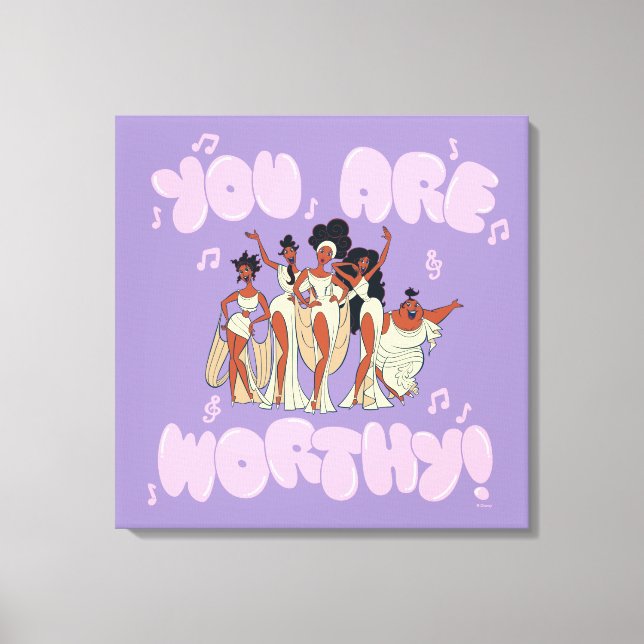 The Muses - You Are Worthy Canvas Print (Frente)