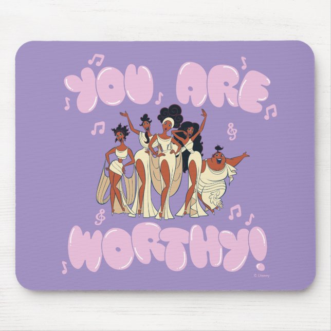 The Muses - You Are Worthy Mouse Pad (Frente)