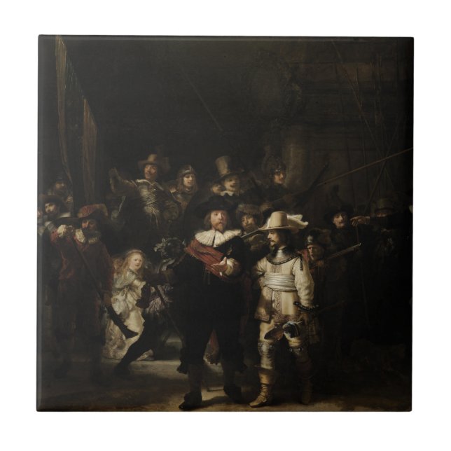 The Night Watch por Rembrandt van Rijn (Frente)