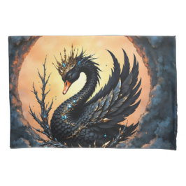 The Obsidian Swan of Moonlit Grace. In the twiligh