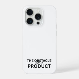 The Obstacle Is The Product Minimalist