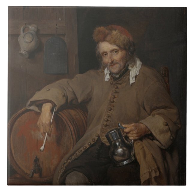 The Old Drinker (por Gabriel Metsu) (Frente)