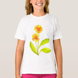 "The Pansy Party" na camiseta de ralé de uma garot