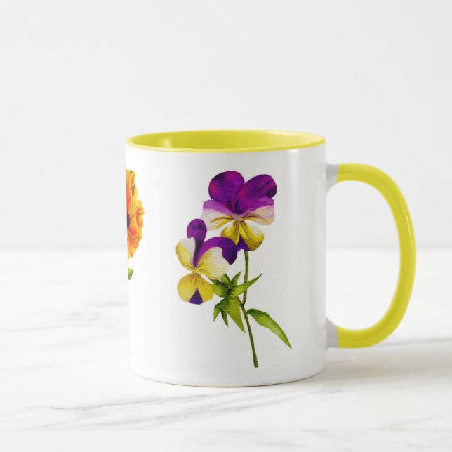 "The Pansy Party" numa caneca de Combo (I) (Direita)