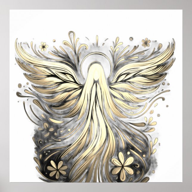 The Pastel Retro Angel Poster (Frente)