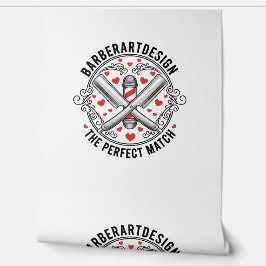 The Perfect Match Barber Shop Vintage Valentine Wa