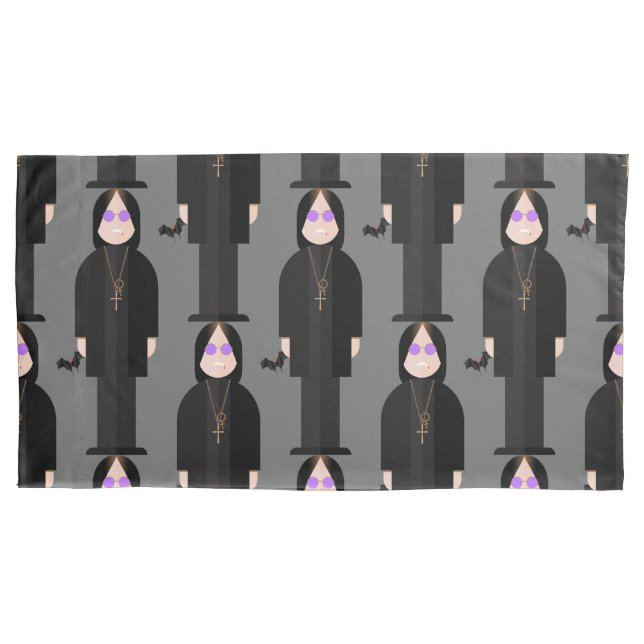 The Prince of Darkness – Rock Legend Pillowcase (Frente-Esquerda)