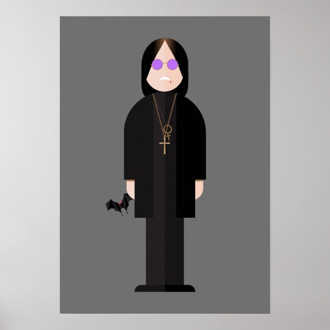 The Prince of Darkness – Rock Legend Poster (2) (Frente)