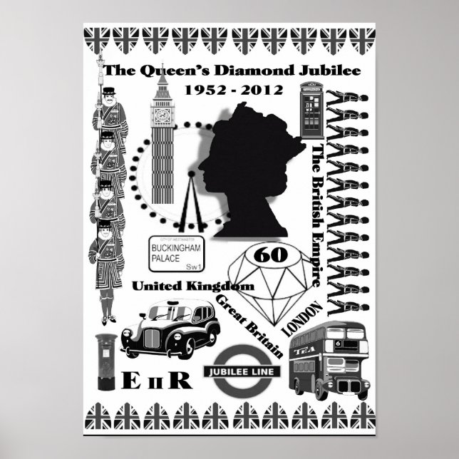 The Queens Diamond Jubilee Poster (Frente)