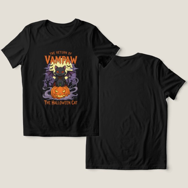 The Return of Vampaw: The Halloween Cat (Design Frente e Verso)