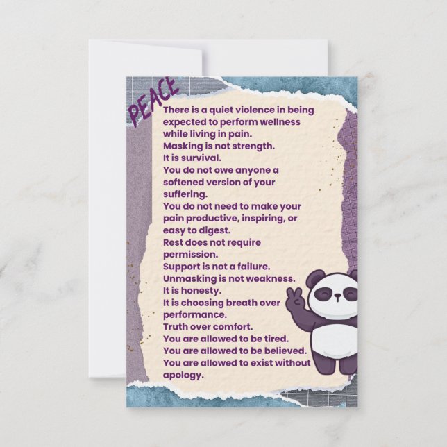 The Right to Unmask (Frente)