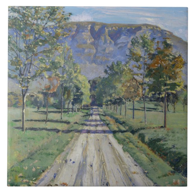 The Road to Evordes (por Ferdinand Hodler) (Frente)