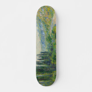 The Road to Vétheuil (por Claude Monet) Skateboard