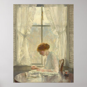 The Seamstress - Joseph R. DeCamp Fine Art Poster