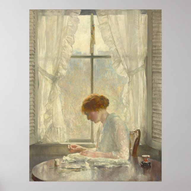 The Seamstress - Joseph R. DeCamp Fine Art Poster (Frente)