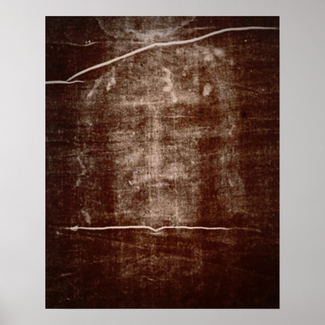 The Shroud of Turin Holy Face of Jesus Poster (Frente)