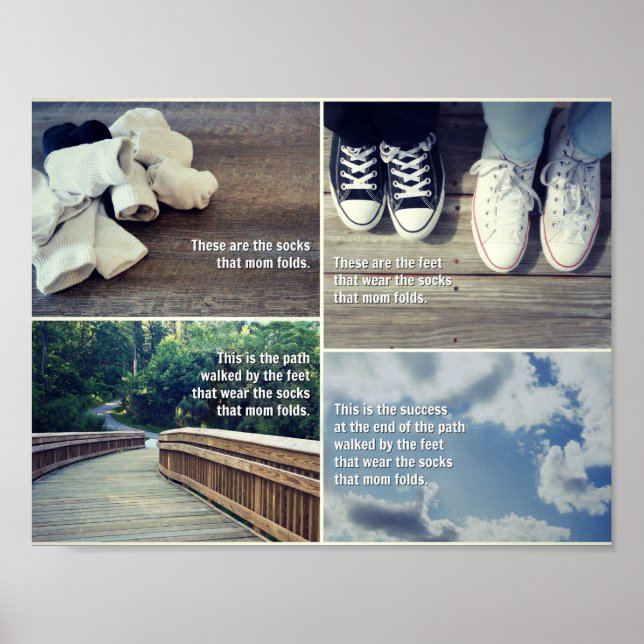 The Socks That Mom Folds - Poster (Frente)