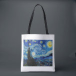 "THE STARRY NOITE", POR VINCENT VAN GOGH TOTE BAG<br><div class="desc">"THE STARRY NOITE 1889",  POR VINCENT VAN GOGH TOTE BAG</div>