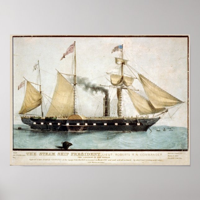 The Steam Ship President 2 Poster (Frente)