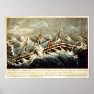 The Steam Ship President Poster