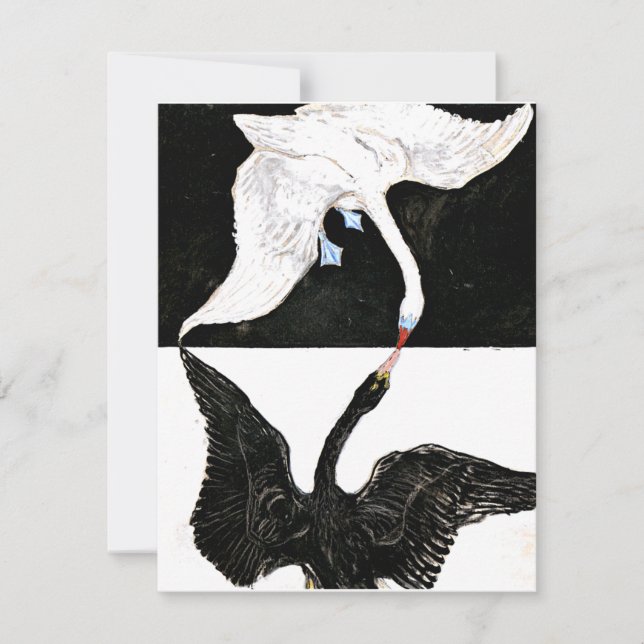The Swan, No. 01, por Hilma af Klint (Frente)