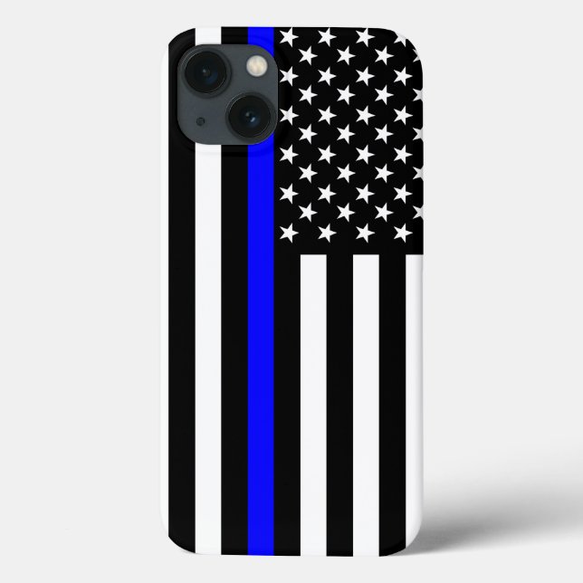 The Symbolic Thin Blue Line American Flag (Verso)