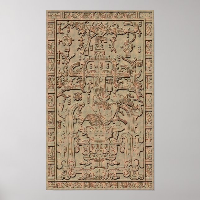 The Tomb of Pacal Poster (Frente)